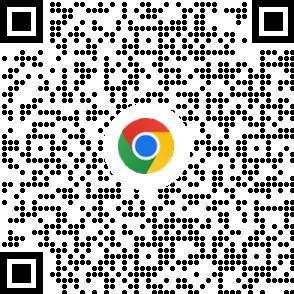 QR-koodi, jolla voi ladata Chrome-selaimen mobiililaitteelle